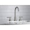 Kingston Brass FSC8928CML Manhattan Widespread Bathroom Faucet W/ Brass Pop-Up, Nickel FSC8928CML - alternate 6